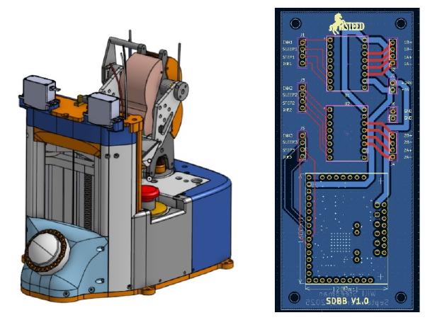 Turreting Treat-Launching Catapult and Custom PCB for my Hungry Dog