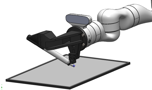 Sensorimotor Exploration Lab: Hand Writing Robot for Experimentation and Physical Rehab